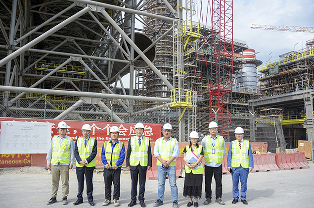 Mr. Ni Ruchi visited Bahrain Alba Power Station 5, Block 4, CCGT to inspect and guide the work.